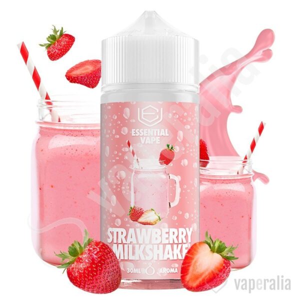 Aroma Strawberry Milkshake 30ml/120 (Longfill) - Essential Vape by Bombo
