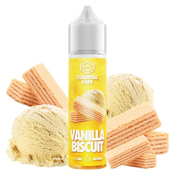 Aroma Vanilla Biscuit 15ml/60 (Longfill) - Essential Vape by Bombo