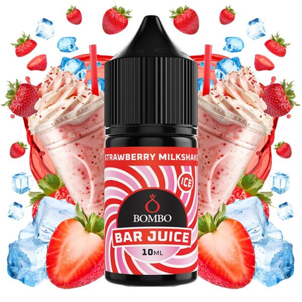 Aroma Strawberry Milkshake Ice 10ml/30 (Longfill) - Bombo Bar Juice