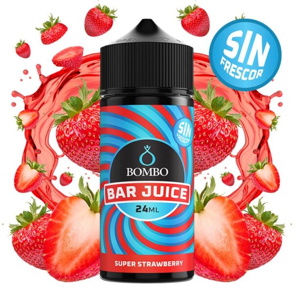 Aroma Super Strawberry Sin Frescor 24ml/120 (Longfill) - Bombo Bar Juice