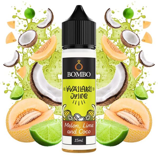 Melon, Lime and Coco 15ml/60 (Longfill) - Wailani Juice by Bombo