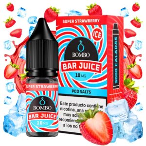 Super Strawberry Ice 10ml - Bombo Bar Juice