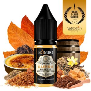 Supra Reserve 10ml - Platinum Tobaccos - Bombo Nic Salts